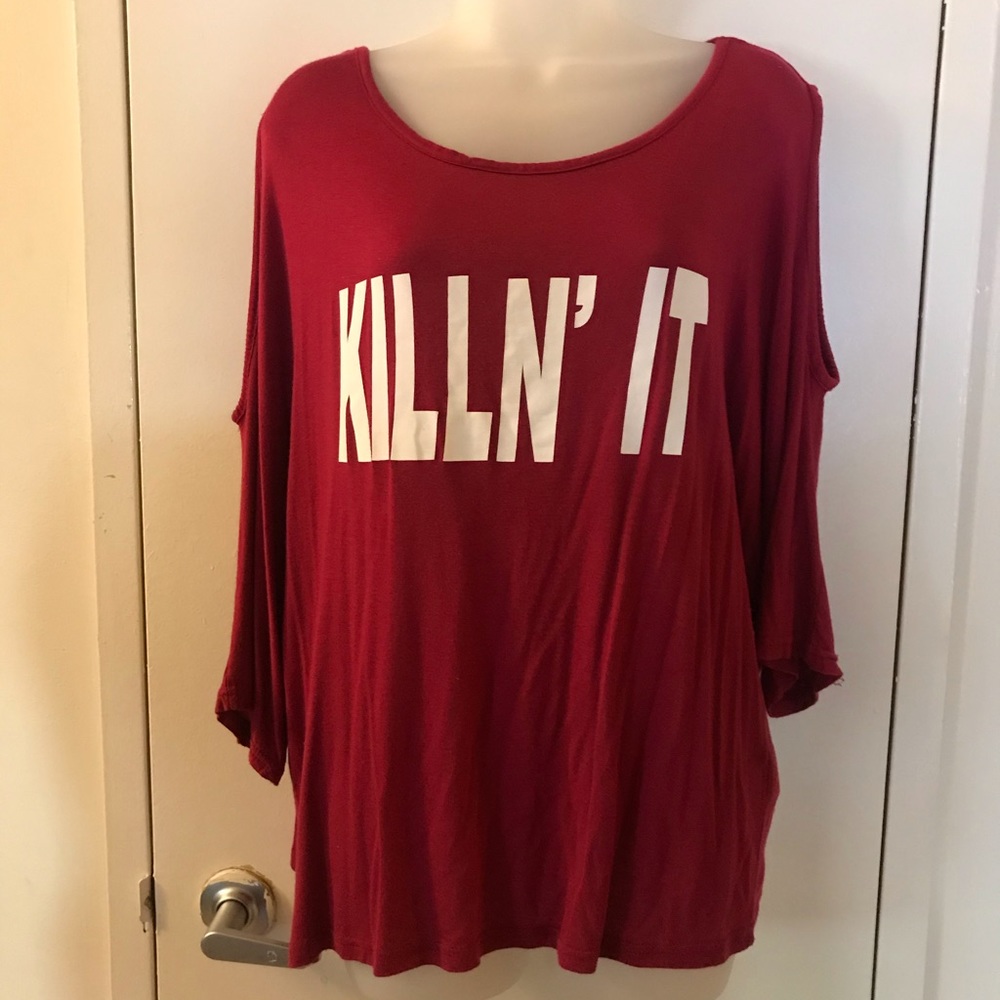 3/4 rayon top